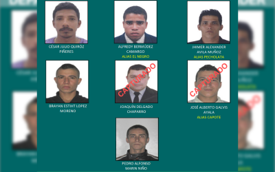 Capturados dos de los más buscados en Santander