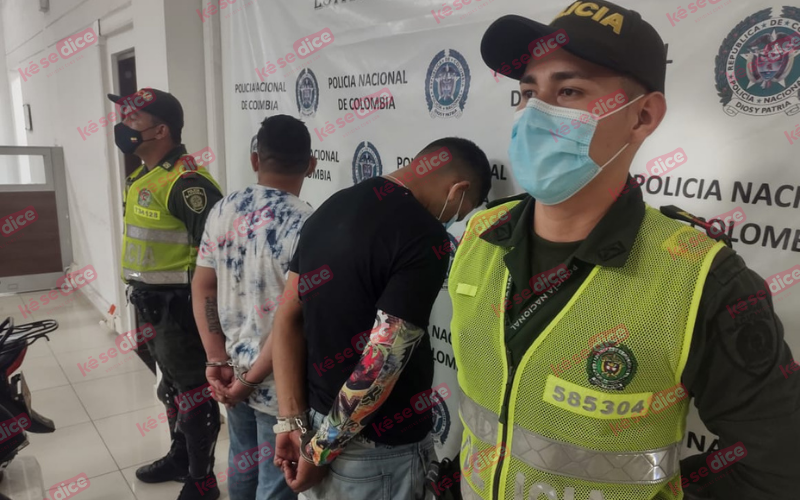 Trataron de evadir a la Policía cambiándose la ropa