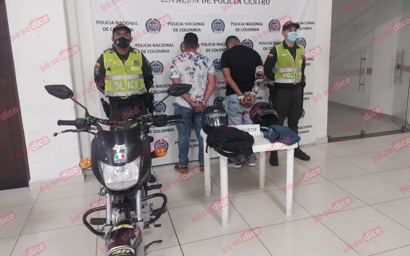 Trataron de evadir a la Policía cambiándose la ropa