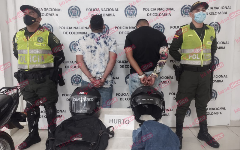 Trataron de evadir a la Policía cambiándose la ropa