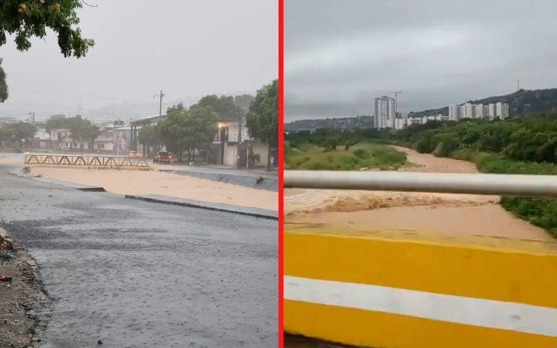 Caos por inundaciones tras intensas lluvias en Cúcuta