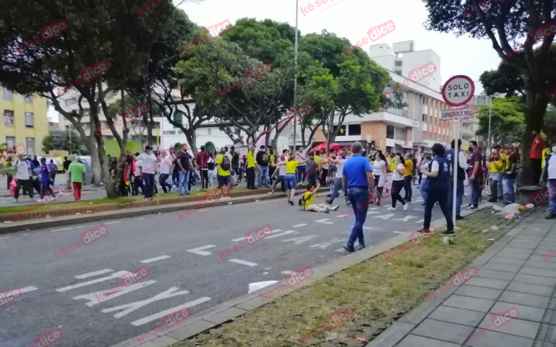 Las pedradas no opacaron el civismo en Bucaramanga