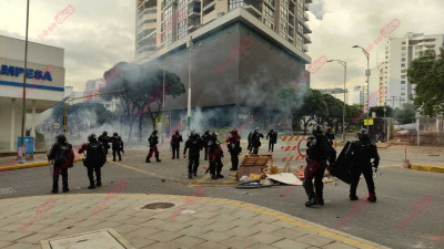 Tensa tarde por protestas en Santander