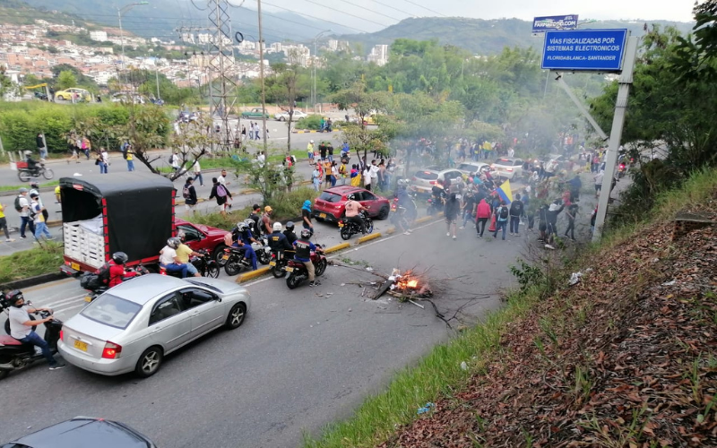 Día largo de Paro Nacional y aún no termina en el Área