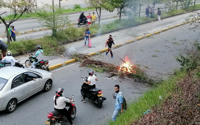 Día largo de Paro Nacional y aún no termina en el Área