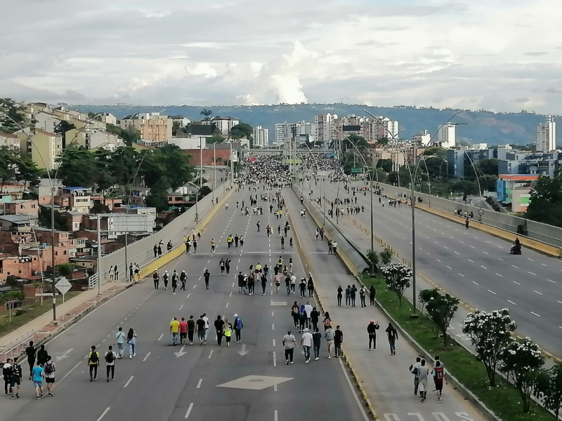 Día largo de Paro Nacional y aún no termina en el Área