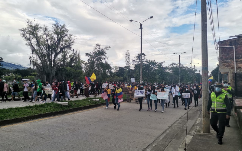 En Santander se desarrollaron 15 protestas este lunes