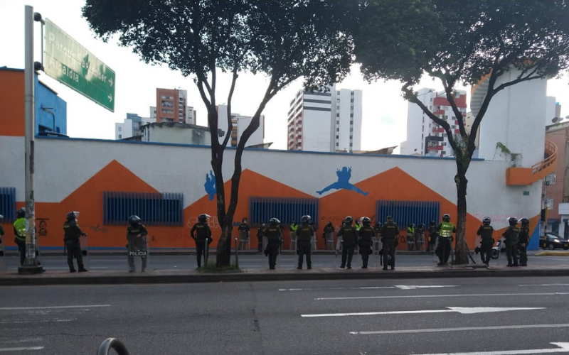 Bucaramanga, Girón, Chima y Málaga se manifestaron con paz
