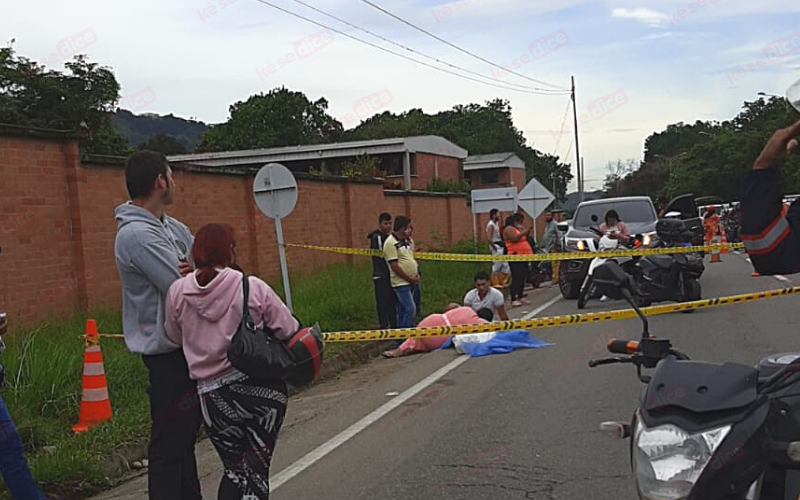 Duelo devastador en la autopista de Piedecuesta