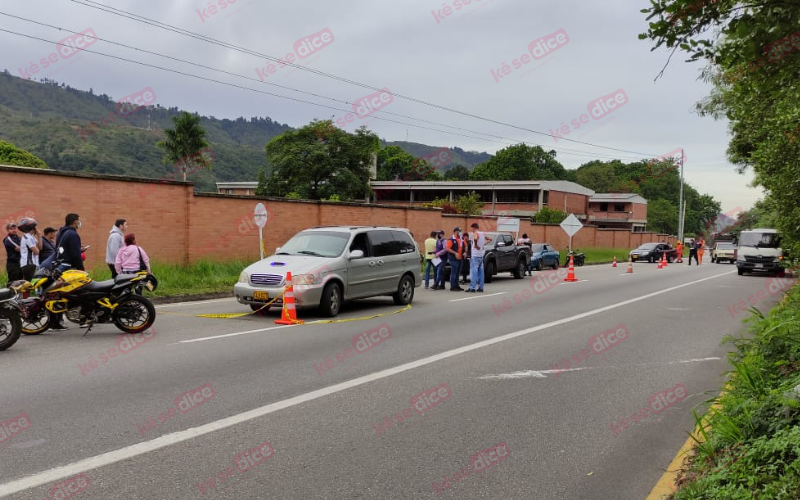 Duelo devastador en la autopista de Piedecuesta