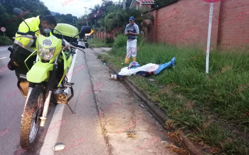 Duelo devastador en la autopista de Piedecuesta