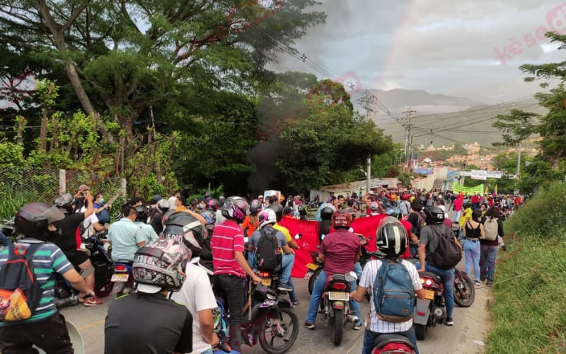 El Paro retomó fuerza con bloqueo vía al mar