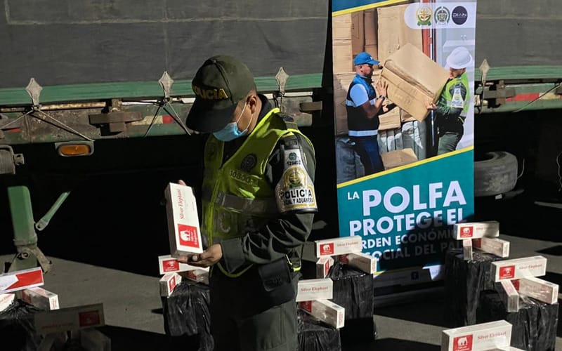 Llevaban 8 mil cajetillas de cigarrillos de contrabando