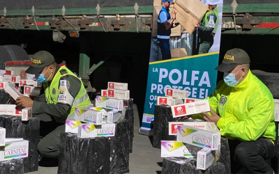 Llevaban 8 mil cajetillas de cigarrillos de contrabando