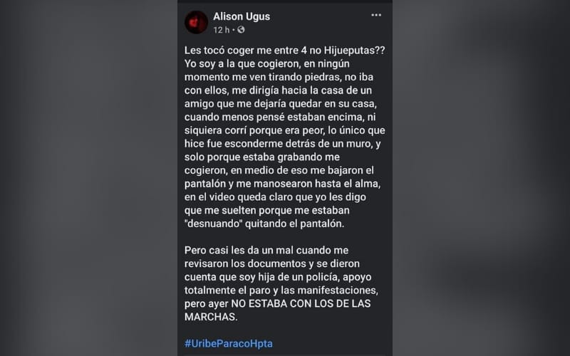 Conmoción por suicidio tras presunto abuso del Esmad