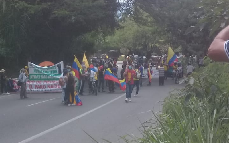 Capturados y heridos en la apertura de la vía Nacional