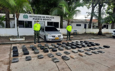 Incautan 544 kilos de marihuana en el Magdalena Medio