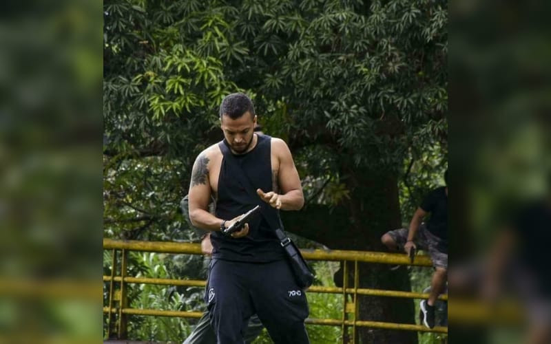 Habló hombre captado disparando junto a la Policía