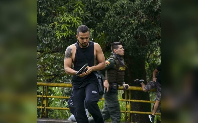 Habló hombre captado disparando junto a la Policía