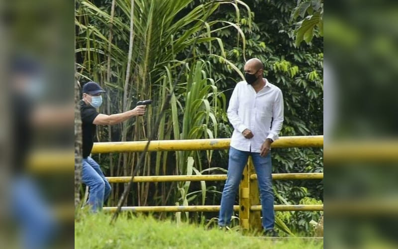 Habló hombre captado disparando junto a la Policía