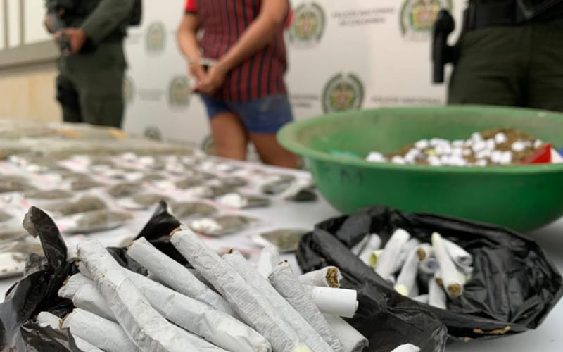 Venezolana capturada con considerable cantidad de droga