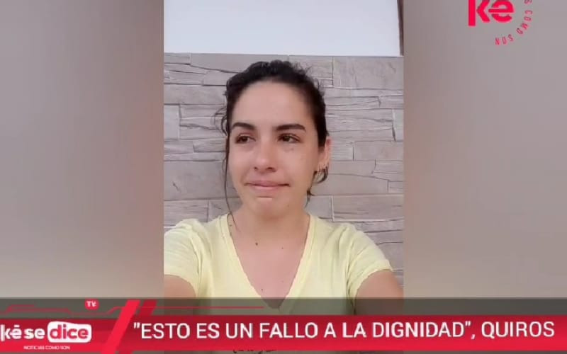 “Esto es un fallo a la dignidad”, Diana Quirós