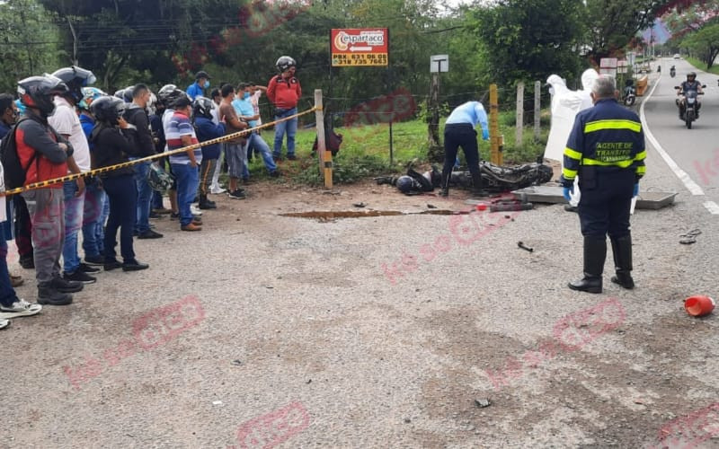 Borracho al volante acabó con la vida de motociclista