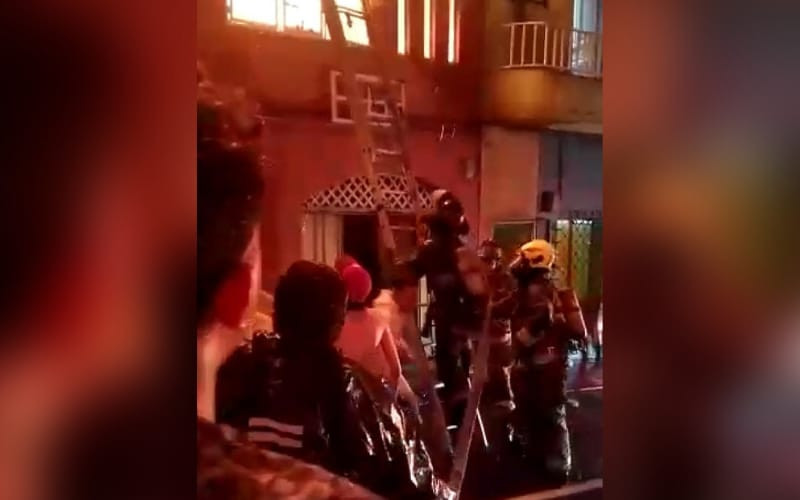 Incendio en Medellín dejó dos personas muertas