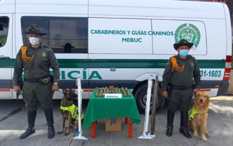 Narcoencomienda Escondida en dispensadores de gel