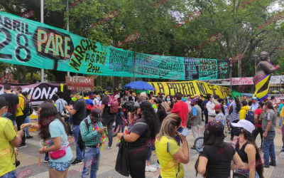 Tarde de concentración en el parque San Pío