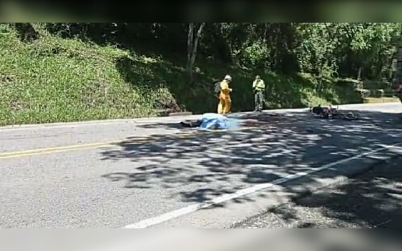 Fallece motociclista en la vía nacional de Pinchote