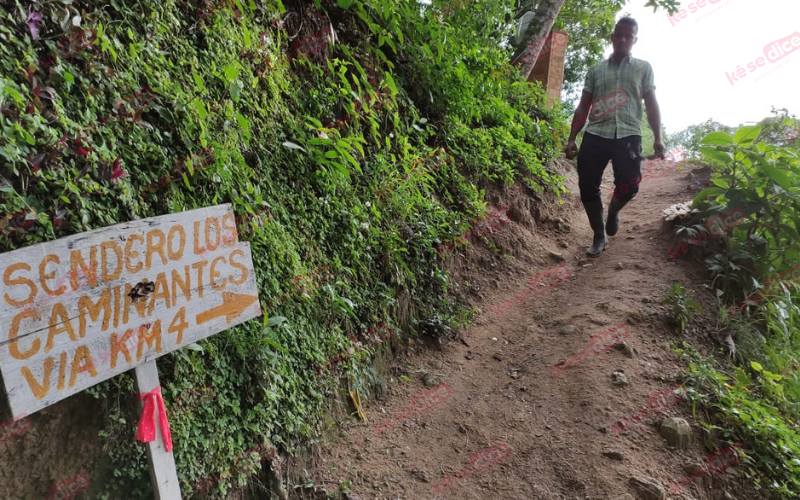 Cogieron de ‘atracadero’ el sendero Los Caminantes