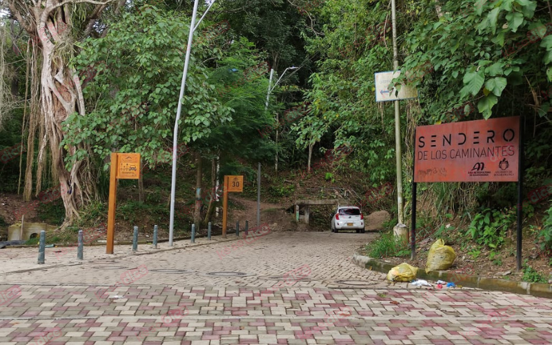 Cogieron de ‘atracadero’ el sendero Los Caminantes