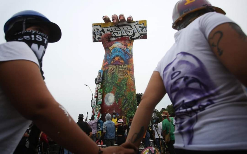 En Cali se inauguró el Monumento a la Resistencia