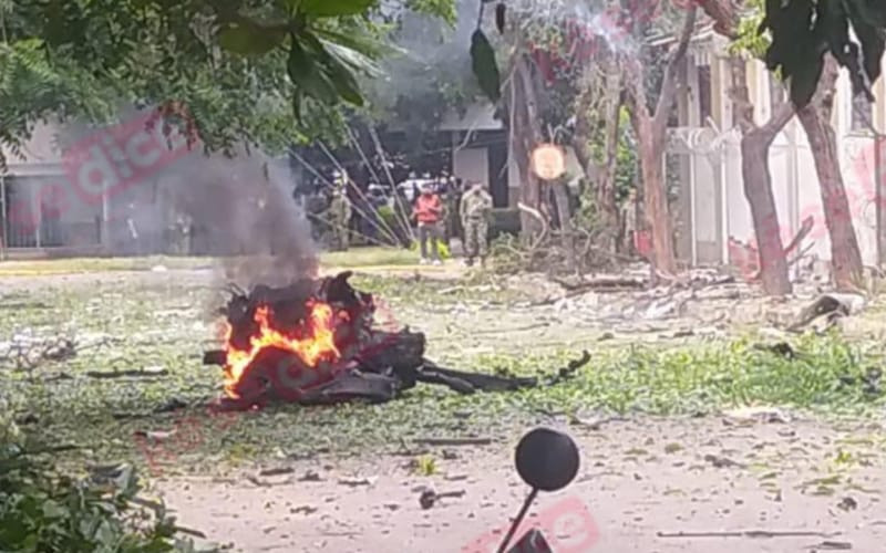 Carro bomba estalló en cantón militar en Cúcuta