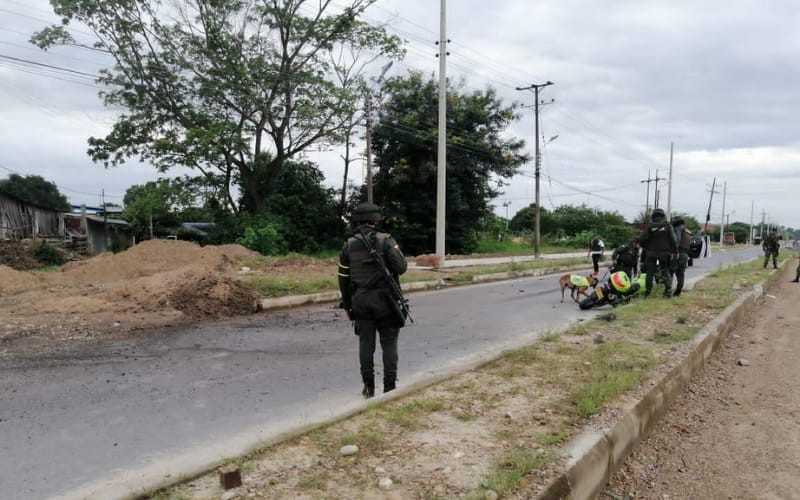 Atacaron a policías en Saravena, Arauca