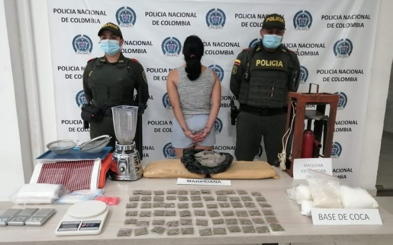 Esta mujer sería la distribuidora de droga en El Carmen