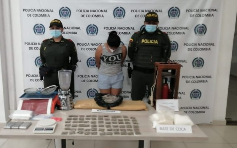 Esta mujer sería la distribuidora de droga en El Carmen