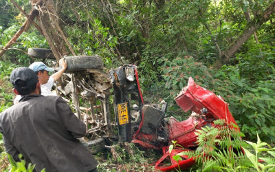 Dos heridos tras caer por barranco en Piedecuesta