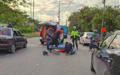 Muere motociclista accidentada en el Anillo Vial