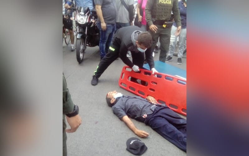 Moto ‘fantasma’ atropelló a adulto mayor en el Centro