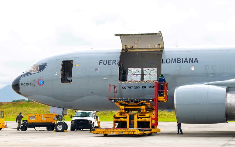 Llegaron las vacunas Janssen donadas por EE.UU.