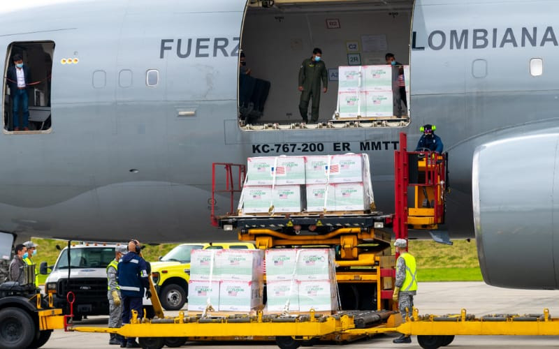 Llegaron las vacunas Janssen donadas por EE.UU.