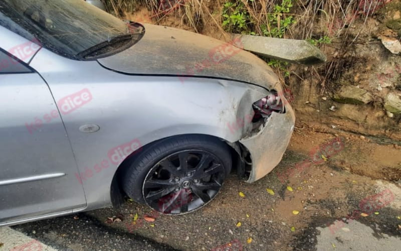 ‘Resbaló’ de un carril al otro en la calle 45