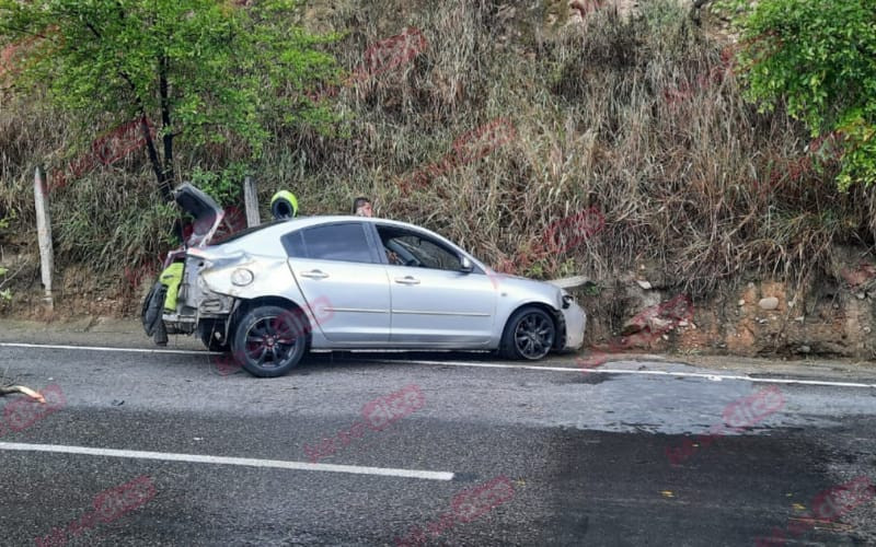 ‘Resbaló’ de un carril al otro en la calle 45