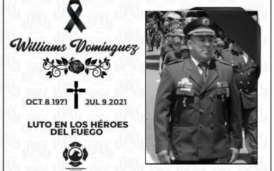 Lamentable fallecimiento del bombero Domínguez