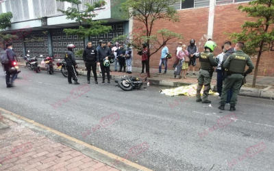 Video: Muere peatón arrollado por moto en Bucaramanga