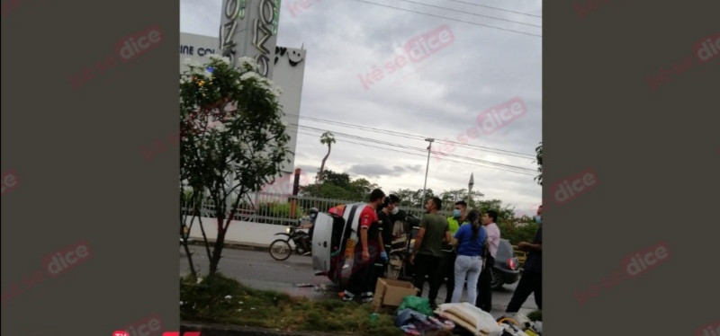 Tremendo choque en Cañaveral dejó dos menores heridas