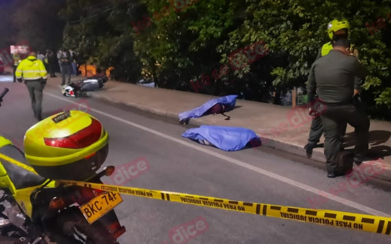 A bala los tumbaron de la moto en la vía Girón - Bga