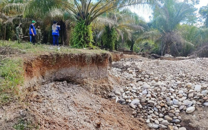 Tres capturados por minería ilegal en Lebrija